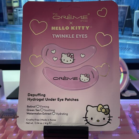 The Creme Shop x Sanrio Hello Kitty Twinkle Eyes Depuffing Under Eye Patches - Picture 3 of 16
